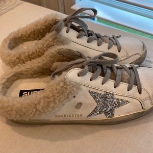 Like new! Golden Goose slide sneakers!